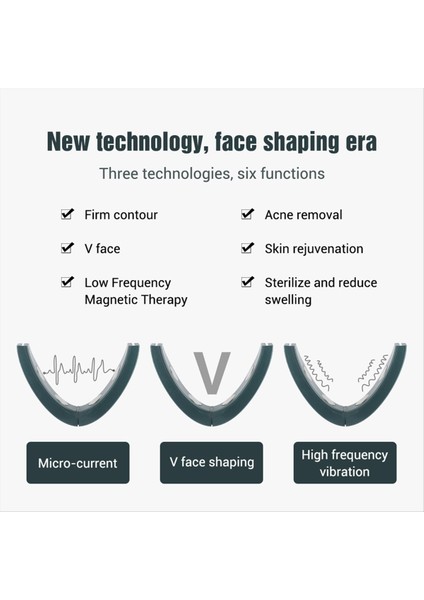 Ems V-Face Yüz Altıcı Cihazı 6 Modlu Isıtmalı Cilt Gençleştirme Çift Çene Titreşim Kablosuz Uzak Masaj Pink (Yurt Dışından) fırsatları