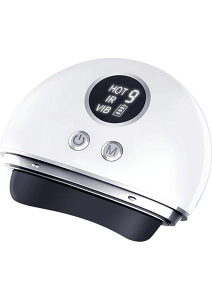 Elektrikli Kazıma Tahtası Kırmızı Bian Taş Sıcak Kompres Frekanslı Titreşim Yüz Kaldırma Gevşeme Guasha Masajı (Yurt Dışından)