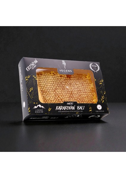 600 Gr Hakiki Karakovan Balı | TA17.5+ | 900 Prolin | Erzincan - Kemah | Doğal Karakovan Balı