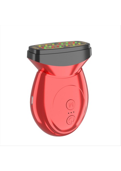 Akıllı Güzellik Enstrümanı Kollajen Yüz Kaldırma Sıkılaştırıcı Beyazlatıcı Nemlendirici Cilt Mikro Akım Masaj Kırmızı (Yurt Dışından)