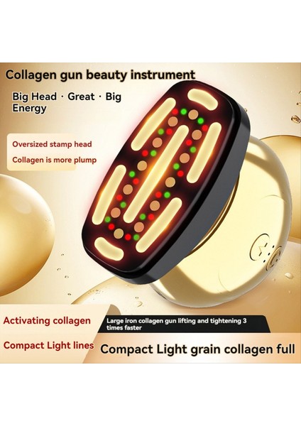 Akıllı Güzellik Enstrümanı Kollajen Yüz Kaldırma Sıkılaştırıcı Beyazlatıcı Nemlendirici Cilt Mikro Akım Masaj Kırmızı (Yurt Dışından) fiyatları