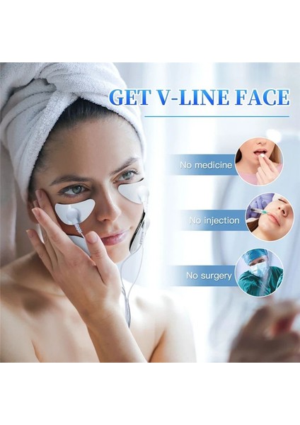 Ems Yüz Masajı Yüz Kas Stimülatörü Yüz Kaldırma Nabzı Elektrik V-Yüz Ince Göz Güzellik Çıkartma (Yurt Dışından) indirimleri