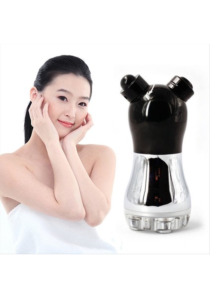 Mezoterapi Yüz Elektroporasyonu Rf Radyo Frekansı LED Foton Yüz Kaldırma Sıkı Masajı (Gümüş) Ab Fişi (Yurt Dışından) indirimleri