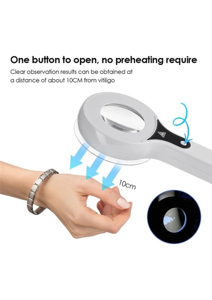 Woods Lamba Cilt Analizörü Cilt Uv Için Güzellik Yüz Testi Ahşap Lamba Işık Cilt Analizi Algılama (Yurt Dışından) modelleri