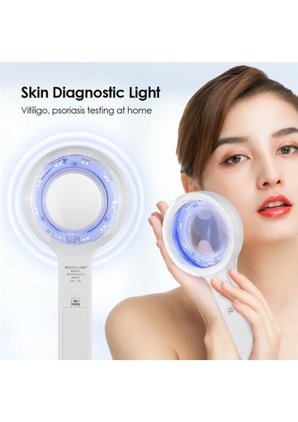 Woods Lamba Cilt Analizörü Cilt Uv Için Güzellik Yüz Testi Ahşap Lamba Işık Cilt Analizi Algılama (Yurt Dışından) fırsatları