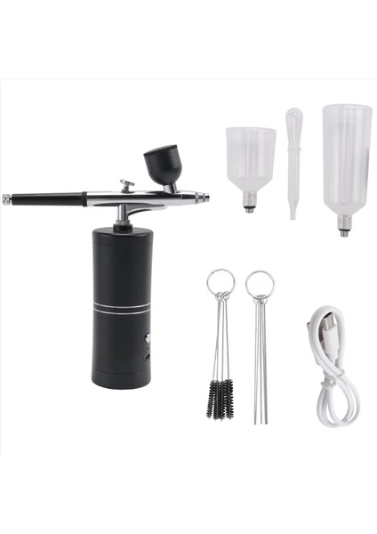 Tırnak Sanatı Makyaj Resmi Için Kompresör Şarj Edilebilir Kablosuz Tıkan Olmayan Basınçlı Airbrush Seti ile Airbrush Kiti (Yurt Dışından)