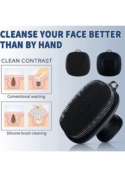 Silikon Yüz Yıkayıcı Nazik Eksfoliator Yüz Masajı Ölü Kuru Cildi Çıkarır Yüz Yıkayıcı Banyo Aksesuarı (Yurt Dışından) indirimleri