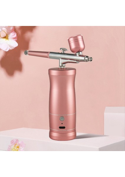 Airbrush Kiti Elden Taşınabilir Airbrush Kompresörü Airbrush Seti Çivi Art Berber Makyaj Kek Mor Için Taşınabilir (Yurt Dışından)