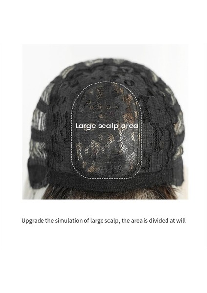 Kum Altın 72CM Peruk Dişi Uzun Kıvırcık Saç Merkezi Ayrılmış Peruk Patlaması Su Dalgalanması Kimyasal Elyaf Peruk (Yurt Dışından)