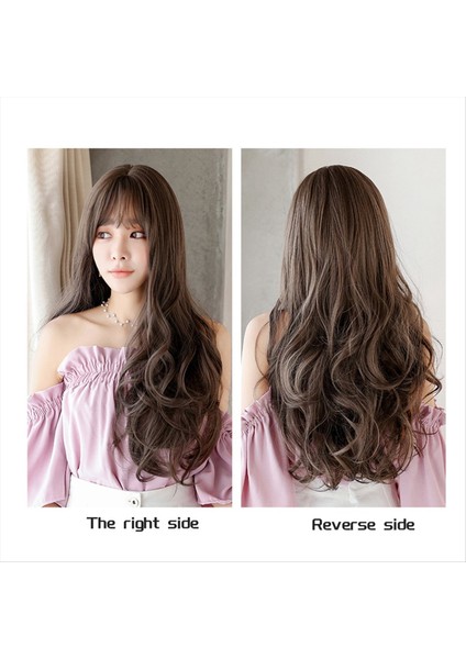 Wıg Bob Bobo Wıg Kadınlar Için Patlama Doğal Görünümlü Uzun Bob Peruk Günlük Kore Için Uzun Kıvırcık Peruk Soğuk Kahverengi (Yurt Dışından) fiyatları