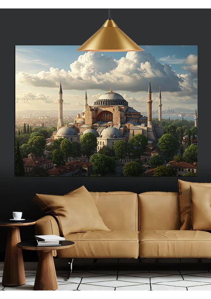 Ayasofya Tarihi Yapı Istanbul Dekoratif Kanvas - Mdf Ahşap Tablo fiyatları