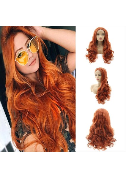 16 Inç Dantel Ön Peruk Sapık Düz Insan Saç Hissi Sentetik Peruk Doğal Uzun Dalgalı Rulo Peruk (Yurt Dışından) fiyatları