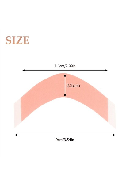 72PCS/LOT C+Cc Süper Güçlü Ikili Tac Saç Çift Yapışkan Sabit Bant Peruk Uzantısı Dantel Toupe Aksesuar Görünmez Şeritler (Yurt Dışından)