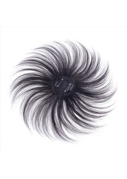 Patlamalı 2x Insan Saçı Topper Peruk Saç Saç Parçasını Örtmek Için Başın Üstündeki Saç Miktarını Arttırdı (Yurt Dışından) modelleri