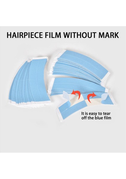 288PC/LOT Mavi Sabit Çift Bant Peruk Yapıştırıcı Genişletilmiş Saç Bant Su Geçirmez Toupee Dantel Peruk Filmi Için Slitting Hattı ile (Yurt Dışından) modelleri