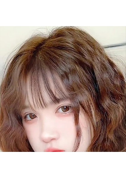 Wıg Bob Bobo Wıg Kadınlar Için Patlama Doğal Görünümlü Kısa Bob Peruk Günlük Kore Için Kısa Kıvırcık Peruk Kahverengi (Yurt Dışından) fiyatları