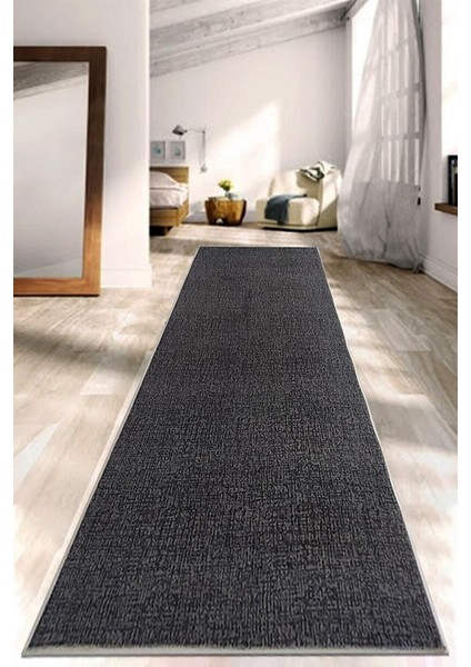 Yıkanabilir Kaymaz Tabanlı Briella Kesme Rulo Halı Yolluk Antrasit fiyatları