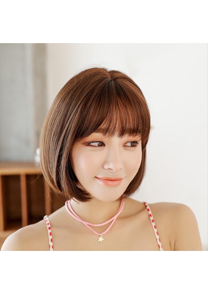 Wıg Bobo Bobo Wıg Kadınlar Için Patlama Doğal Görünümlü Kısa Bob Peruk Günlük Kore Için Kısa Düz Peruk 30CM (Yurt Dışından) fırsatları