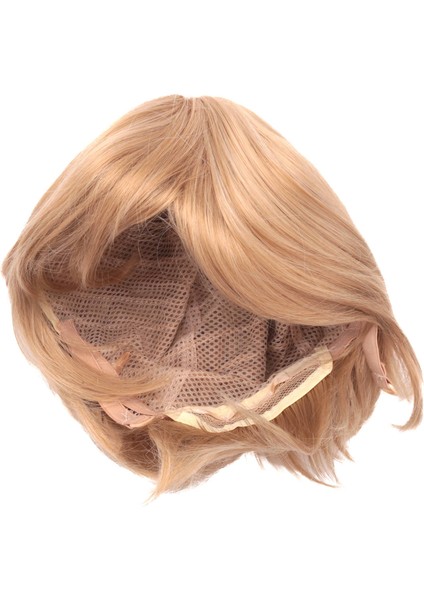 Kısa Katmanlı Kabarık Dalgalı Tam Sentetik Peruk Sarışın Vurgular (Yurt Dışından)