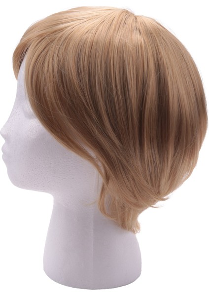 Kısa Katmanlı Kabarık Dalgalı Tam Sentetik Peruk Sarışın Vurgular (Yurt Dışından) indirimleri