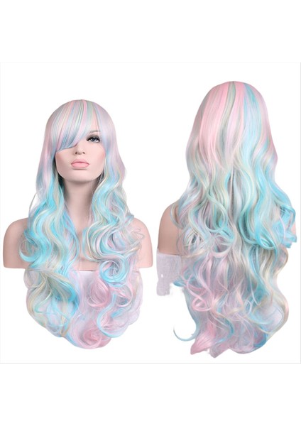 Cosplay Peruk Anime Loli Departmanı Peruk Renkli Çift Kelepçe Zarif Moda Son Giymek Için Peruk Giymek (Yurt Dışından) fırsatları