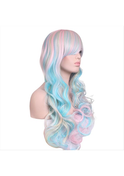 Cosplay Peruk Anime Loli Departmanı Peruk Renkli Çift Kelepçe Zarif Moda Son Giymek Için Peruk Giymek (Yurt Dışından) indirimleri