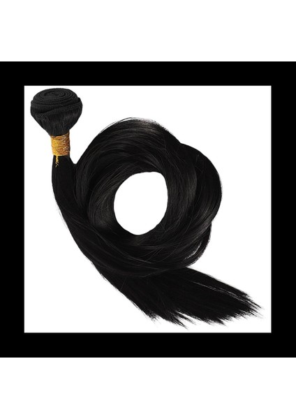 30 Inç Çizim Düz Düz Remy Brezilya Saç Örgülü Saç Genişletilmiş Saç Peruk 6 Demeti (Yurt Dışından) fırsatları