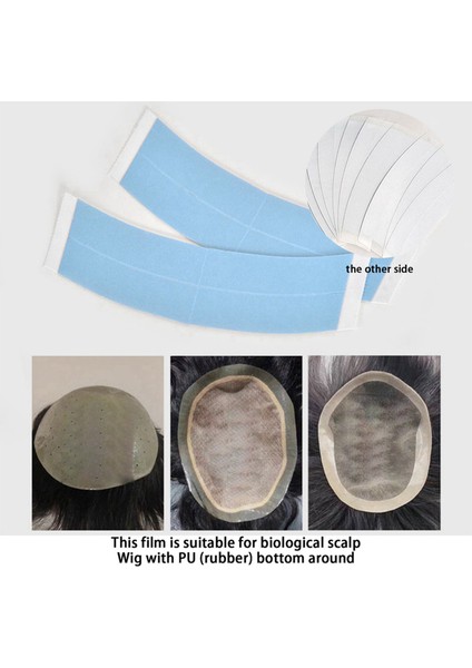 144PC/LOT Mavi Sabit Çift Bant Peruk Yapıştırıcı Genişletilmiş Saç Bandı Su Geçirmez Toupee Dantel Peruk Filmi Için Slitting Hattı ile (Yurt Dışından) indirimleri