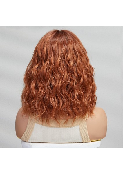 Kısa Kıvırcık Kül Sentetik Peruk Sarışın Saç Perukları Kadınlar Için Günlük Cosplay Natural Wig-A (Yurt Dışından) fırsatları