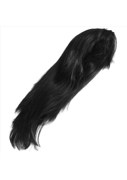 Siyah Şık Kadınlar Uzun Düz Peruklar Elbise Cosplay Kostüm Parti Peruk (Yurt Dışından) fiyatları