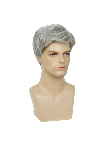 Patlamalı Peruk Sentetik Peruklar Isıya Dayanıklı Gluoneless Sentetik Peruklar Adam Için Kısa Peruklar Cosplay Perukları Günlük Kullanım (Yurt Dışından) fiyatları