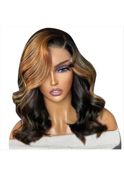 Peruk Önceden Pullu Düz Dantel Ön Peruk Kadın Peruk Glueless Ön Kapanma Peruk Düz Saç Giymeye Hazır (Yurt Dışından)