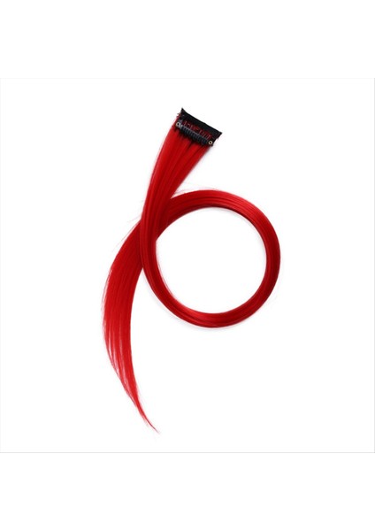 Gökkuşağı Vurgulanmış Çok Renkli Saç Uzantısı Saç Tokası Uzun Düz Saç Klipsi Saç Için Süslenebilir Saç 3 2X55CM (Yurt Dışından)