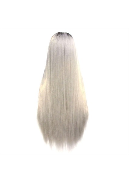 14 Inç Ön Dantel Peruk Uzun Düz Saç Peruk Kadınlar Için Sentetik Peruk (Yurt Dışından) modelleri