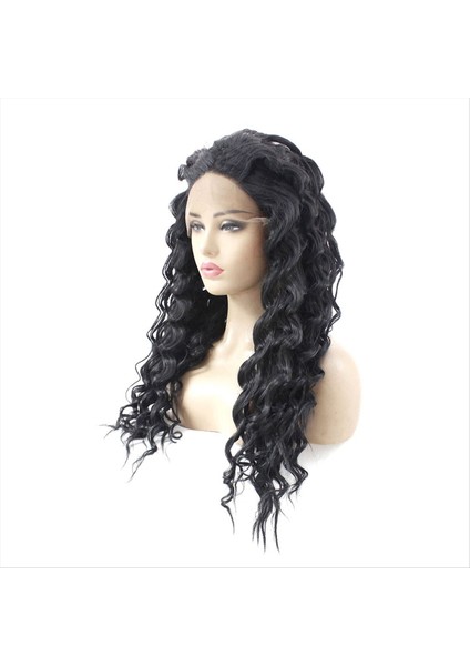 16 Inç Ön Dantel Kıvırcık Saçak Peruk Kıvırcık Saç Perukları Brezilyalı Remy- Cüretkar Insan Saçı Peruklar Kadınlar Için (Yurt Dışından) modelleri