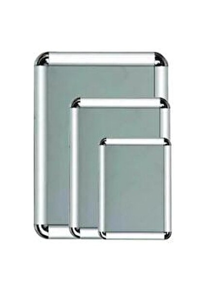 Turkuaz A4 Rondo Çerçeve 20 Adet 21x30 cm Açılır Kapanır Gümüş Gri Tasarım