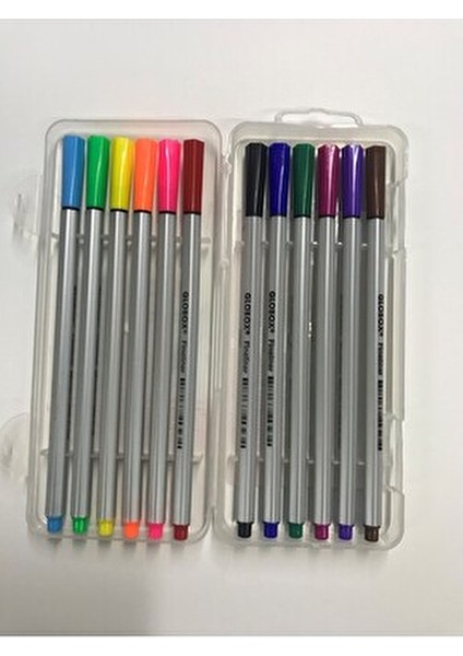 Fineliner Kalem 12'li Set Parlak Renkler 0.4 mm İnce Uçlu Yazım Keyfi fiyatları