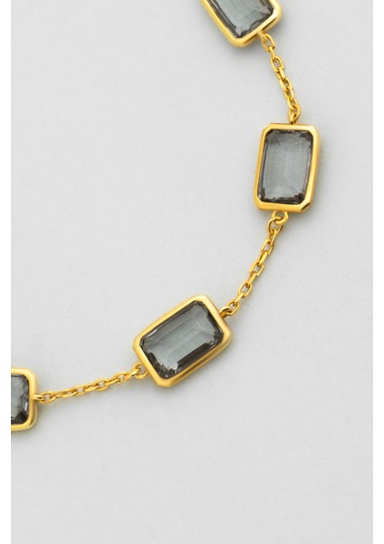 Chromony 18 Ayar Sarı Altın Kaplama 20 cm Gümüş Bileklik indirimleri