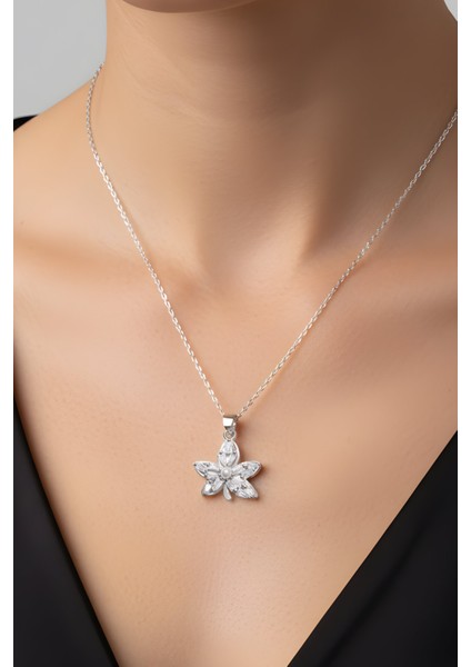 Elysia 18 Ayar Beyaz Altın Kaplama 45 cm Gümüş Inci Kolye fiyatları