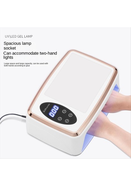 380W Tırnak Kurutma Makinesi 90 Leds Çivi Kurutma Makinesi Uv Lambası Tüm Jel Hareketi Algılama Manikür Pedikür Ab Fişi (Yurt Dışından) fırsatları