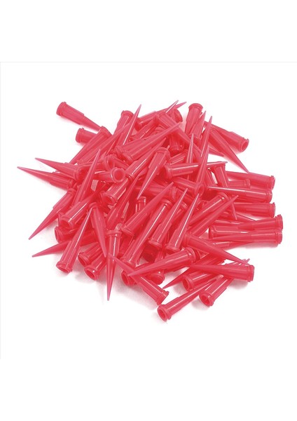 Plastik Konik Pinhead Tutkal Dispenser Iğnesi 25 Gösterge 0 26MM Açılış Boyutu Kırmızı (400 Paket) (Yurt Dışından) fiyatları
