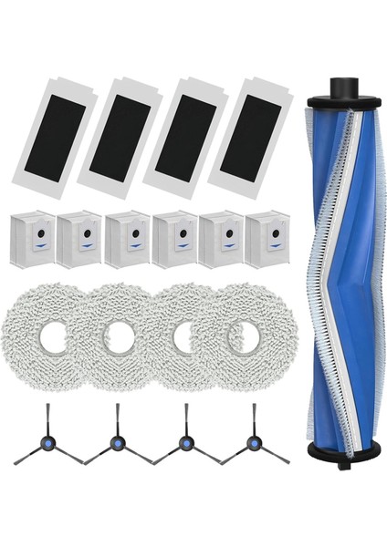 T30S Omni/max/pro, Max Robot Süpürge Ana Yan Fırça Filtreleri Paspas Bezi Torbaları (Yurt Dışından)