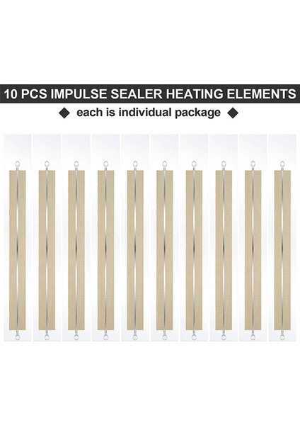 20 Adet Dürtü Sızdırmazlık Maddesi Yedek Parçaları Dürtü Sızdırmazlık Maddesi Isıtma Elemanları Servis Yedek Onarım Parçaları Kiti FS-400 Için (Yurt Dışından) indirimleri