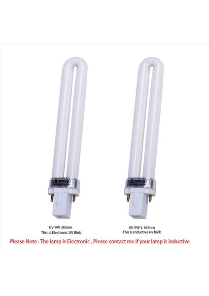 Yeni Profesyonel 6pcs 365NM 9W Tırnak Kurutma Makinesi Uv Lamba Ampul Tüpü Yedek Sanat Tırnak Cilası Manikürü (Yurt Dışından) indirimleri