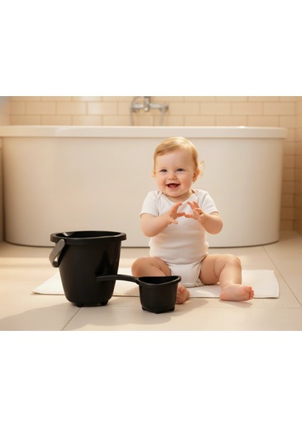 Babyjem 921 Elegant Kova & Maşrapa Set Siyah