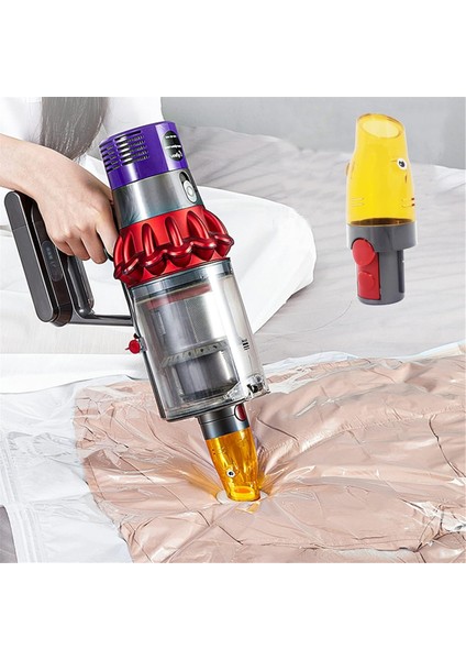 V7 V8 V10 V11 V12 V15 Için Çift Hava Girişli Ince Hızlı Adaptörlü Vakumlu Sıkıştırma Torbası Emiş Ucu (Yurt Dışından) fiyatları