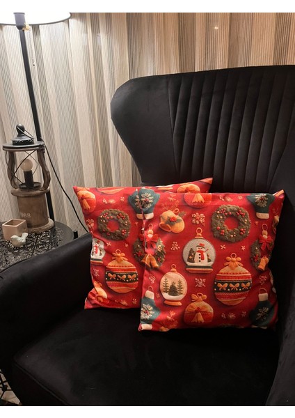 Süs Kırlent Yılbaşı Temalı Ister Evinize Ister Sevdikleriniz En Güzel Hediye