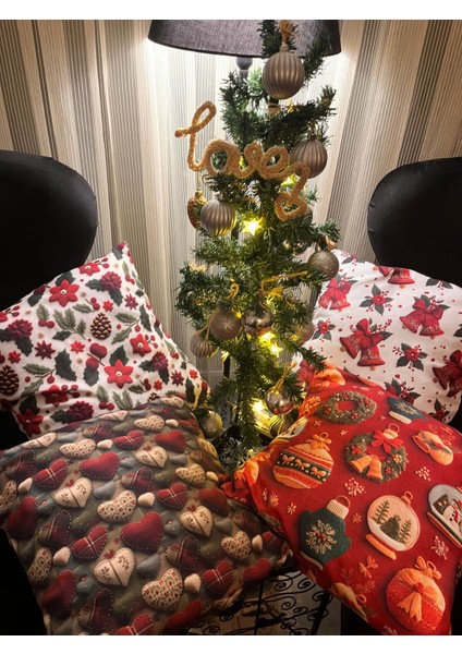 Süs Kırlent Yılbaşı Temalı Ister Evinize Ister Sevdikleriniz En Güzel Hediye modelleri