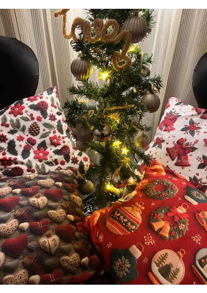 Süs Kırlent Yılbaşı Temalı Ister Evinize Ister Sevdikleriniz En Güzel Hediye indirimleri