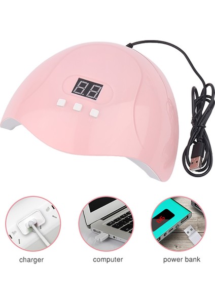 54W Uv LED Lamba 18PCS Led&#39 Ler Tırnak Kurutma Lambası Tüm Türleri Iyileştirmek Için Tırnak Jelleri 30S/60S/90S Zamanlayıcı ile Cila Tırnak Sanat Aracı (Yurt Dışından) indirimleri